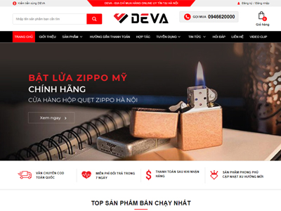 Thiết kế website Deva.vn